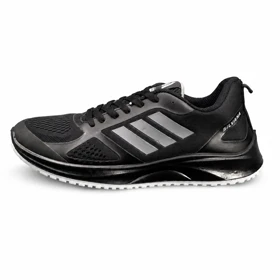 کفش کتانی بزرگ پا آدیداس رانینگ زیره تزریق مشکی سفید ADIDAS