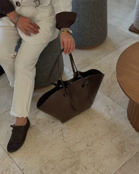 کیف مینیمال چرم طبیعی