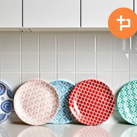 پیش دستی رنگی طرح دار دنی هوم