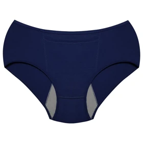 شورتکس زنانه مدل دو لایه جیب‌دار سرمه ای کد 5050