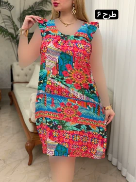 پیراهن نخی فرشته 3724