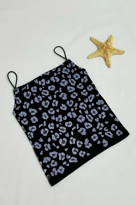 کراپ بند کفشی پلنگی