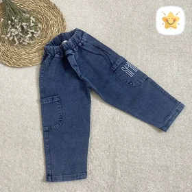 بلوز شلوار جین پسرانه مدل smile کیفیت فوق عالی 2 تا 10 سال