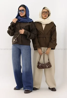 ترنچ کت اور آستر دار@کد1004627