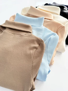 بادی کبریتی یقه اسکی ساده