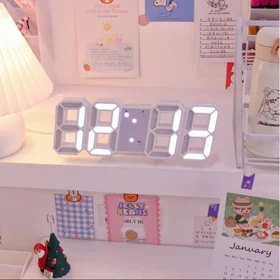 ساعت دیجیتال رومیزی دیواری عددی X Segment مدل سه بعدی