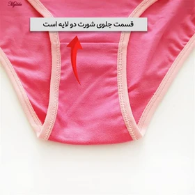 شورت زنانه ماییلدا مدل پنبه‌ای کد 4830-3-2 بسته 3 عددی