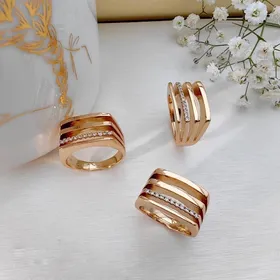 انگشتر خطی نگین‌دار ژوپینگ کد 206