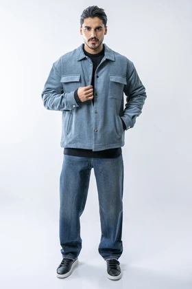 کت مخمل کبریتی مردانه