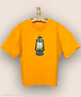 تیشرت لش مردانه و زنانه نوستالژی طرح فانوس