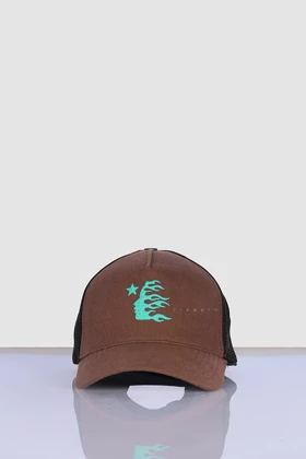 کلاه کپ کتان طرحدار و پشت توری 2888