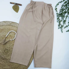 شلوار پارچه ای بگ زنانه