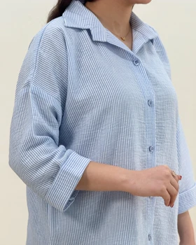 شومیز راه راه سما