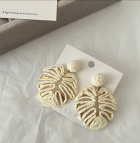 گوشواره حصیری برگ