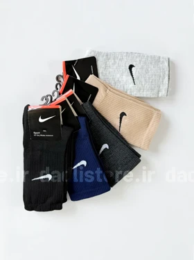 جوراب ساق‌دار نخ پنبه نایکی Nike