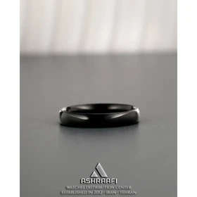 انگشتر رینگ مشکی Black Steel Ring