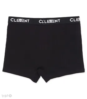 پک شورت مردانه پادار نخی کش از رو Clevent کلونت کد 2408 - بسته 3 عددی