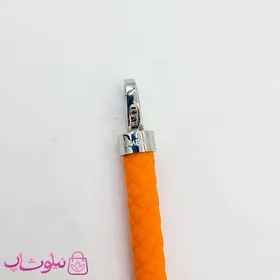 دستبند امگا رابر نارنجی مردانه زنانه کیفیت مستر