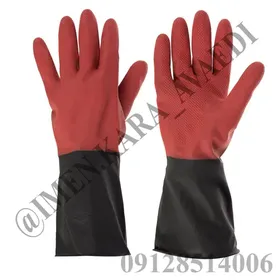 دستکش لاستیکی صنعت کار
