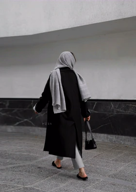 مانتو لینن مشکی