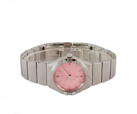 ساعت امگا کانسلیشن زنانه صفحه صورتی