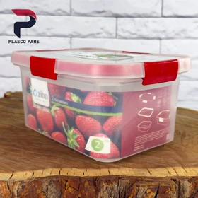 ظرف فریزری مستطیل 2 لیتر گاپانا زیبا