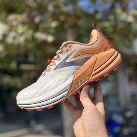 کفش روزمره مردانه بروکس مدل کسکادیا Cascadia 16 کیفیت مستر سفید نارنجی