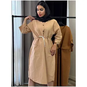 پیراهن بلند زنانه کمر گتدار
