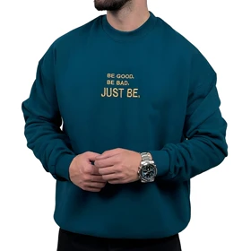 دورس مردانه سبز سه نخ طرح JUST BE