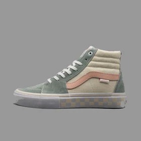 ونس اسکیت پرو صورتی سبز ساق‌دار Vans SK8-Hi Pro Washout