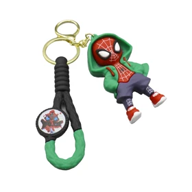 جاکلیدی سیلیکونی اسپایدرمن مدل HSM-043110 (سبز)