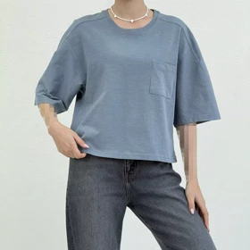 تیشرت زنانه باکسی GG