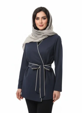 کت و شلوار زنانه لینن بیسنا رجحانی rojhani 2026