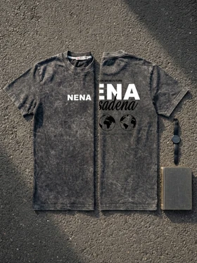 تیشرت لش سنگشور مدل NENA / رنگ ذغالی