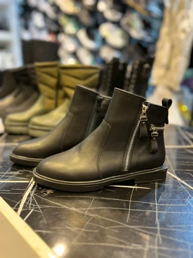 نیم بوت دخترانه زیپی