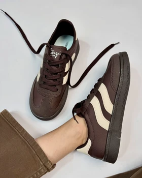 کتانی زنانه ونس سارا - قهوه‌ای (موجی یرفا)