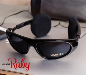 عینک آفتابی هدست دار مدل Raby