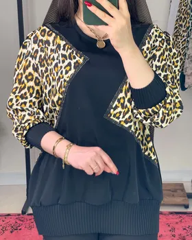 شومیز آستین پلنگی