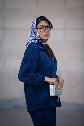 هودی لمزور یقه شکاری (ست پاییزه)