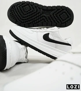 کفش کتانی بزرگ پا سفید مشکی نایک NIKE AIR FORCE