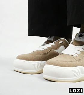 کتانی مردانه و زنانه قهوه ای سفید ADIDAS haydey