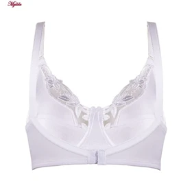 سوتین زنانه مدل تک گل عروس سفید لین کد 4680-521