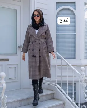 پالتو بلند پاییزه کد 2193