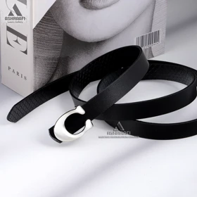 کمربند زنانه کوچ Coach Leather Belt BL128 (مشکی)