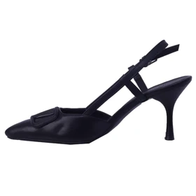 کفش ولنتینو نوک تیز رنگ مشکی کد 1870