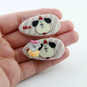 گیره مو دخترانه مدل سگ