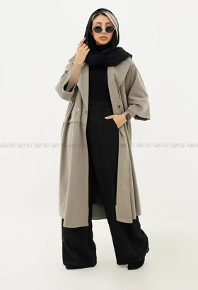 پالتو فوتر اور ژرژت آستر دار کد1005140