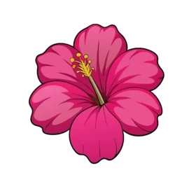 استیکر پارچه و لباس پاد آفرین مدل گل بامزه جذاب کد 1221