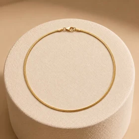 زنجیر ماری ژوپینگ طلایی (2 میل)