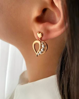 نیم ست قلب و مروارید ژوپینگ